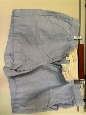 J. Crew Light Blue Cotton Blend Women's Shorts